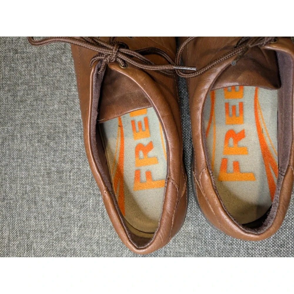 Hush Puppies Shoes Mens 11 EW Loafers Tan Leather Slip On Round Toe Casual